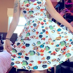 ModCloth Fish Cocktail Dress